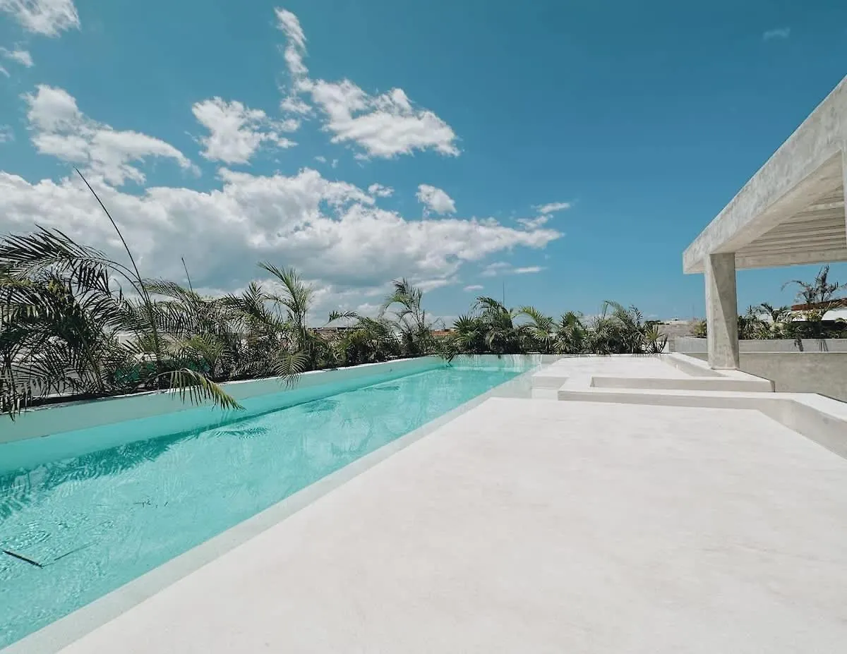 Infinity Pool In Veleta Apartment Tulum Mexico